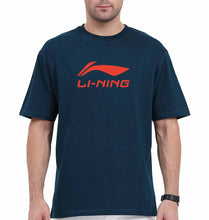 Load image into Gallery viewer, Li-Ning Oversized T-Shirt for Men-Petrol Blue-Ektarfa.online

