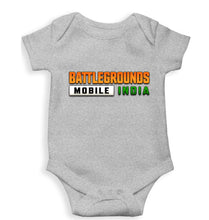 Load image into Gallery viewer, Battlegrounds Mobile India (BGMI) Kids Romper For Baby Boy/Girl-0-5 Months(18 Inches)-Grey-Ektarfa.online
