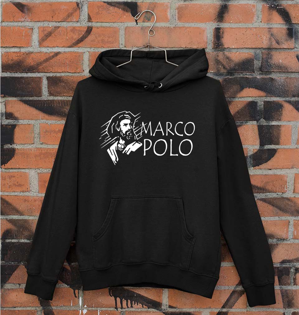 Marco Polo Unisex Hoodie for Men/Women-Black-Ektarfa.online
