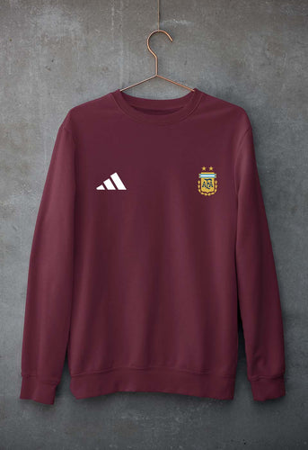 Argentina Football Unisex Sweatshirt for Men/Women-Maroon-Ektarfa.online