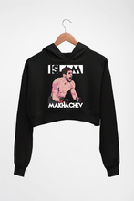 Load image into Gallery viewer, Islam Makhachev Crop HOODIE FOR WOMEN-Black-Ektarfa.online
