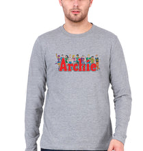 Load image into Gallery viewer, Archie Full Sleeves T-Shirt for Men-Grey Melange-Ektarfa.online

