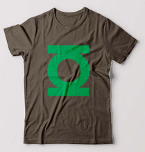 Load image into Gallery viewer, Green Lantern Superhero T-Shirt for Men-S(38 Inches)-Olive Green-Ektarfa.online
