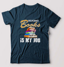 Load image into Gallery viewer, Books T-Shirt for Men-Petrol Blue-Ektarfa.online
