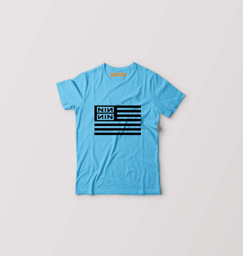 Nine Inch Nails Kids T-Shirt for Boy/Girl-Light Blue-Ektarfa.online