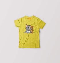 Load image into Gallery viewer, Tom and Jerry Kids T-Shirt for Boy/Girl-0-1 Year(20 Inches)-Yellow-Ektarfa.online
