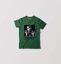 Load image into Gallery viewer, Tupac 2Pac Kids T-Shirt for Boy/Girl-Dark Green-Ektarfa.online
