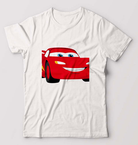Lightning McQueen T-Shirt for Men-White-Ektarfa.online
