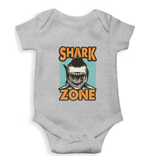 Load image into Gallery viewer, Paul &amp; Shark Kids Romper For Baby Boy/Girl-0-5 Months(18 Inches)-Grey-Ektarfa.online
