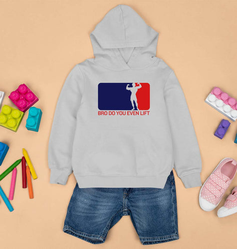 Gym Funny Kids Hoodie for Boy/Girl-Grey-Ektarfa.online