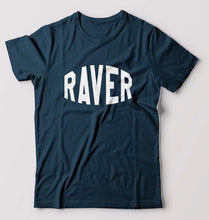 Load image into Gallery viewer, Raver T-Shirt for Men-S(38 Inches)-Petrol Blue-Ektarfa.online
