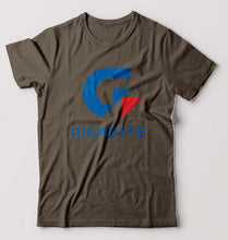 Load image into Gallery viewer, Gigabyte T-Shirt for Men-Olive Green-Ektarfa.online
