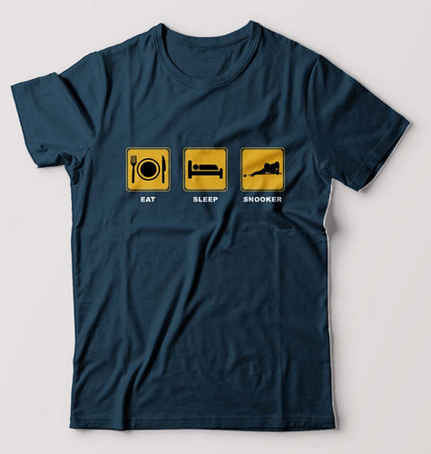 Snooker T-Shirt for Men-Petrol Blue-Ektarfa.online