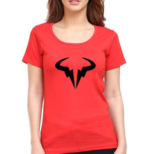 Load image into Gallery viewer, Rafael Nadal (RAFA) T-Shirt for Women-XS(32 Inches)-Red-Ektarfa.online
