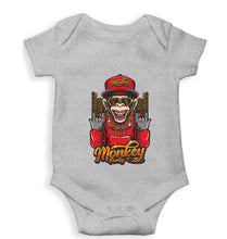 Load image into Gallery viewer, Hip Hop Monkey Kids Romper For Baby Boy/Girl-0-5 Months(18 Inches)-Grey-Ektarfa.online
