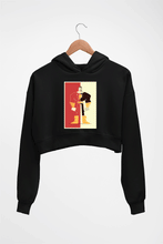 Load image into Gallery viewer, Black Adam Crop HOODIE FOR WOMEN-Black-Ektarfa.online

