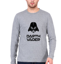 Load image into Gallery viewer, Star Wars Darth Vader Full Sleeves T-Shirt for Men-Grey Melange-Ektarfa.online
