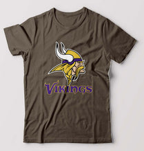 Load image into Gallery viewer, Vikings T-Shirt for Men-Olive Green-Ektarfa.online
