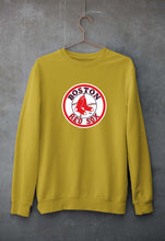 Load image into Gallery viewer, Boston Red Sox Baseball Unisex Sweatshirt for Men/Women-S(40 Inches)-Mustard Yellow-Ektarfa.online
