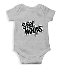 Load image into Gallery viewer, Spy Ninja Kids Romper For Baby Boy/Girl-0-5 Months(18 Inches)-Grey-Ektarfa.online
