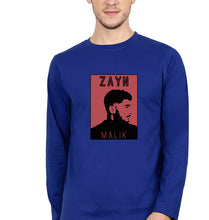 Load image into Gallery viewer, Zayn Malik Full Sleeves T-Shirt for Men-Royal Blue-Ektarfa.online
