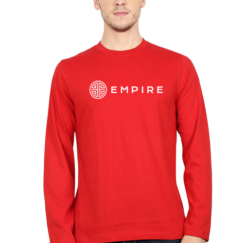 Empire Full Sleeves T-Shirt for Men-Red-Ektarfa.online
