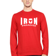 Load image into Gallery viewer, Iron Paradise Full Sleeves T-Shirt for Men-Red-Ektarfa.online

