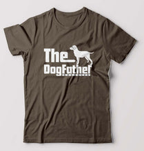 Load image into Gallery viewer, Dog Father T-Shirt for Men-Olive Green-Ektarfa.online
