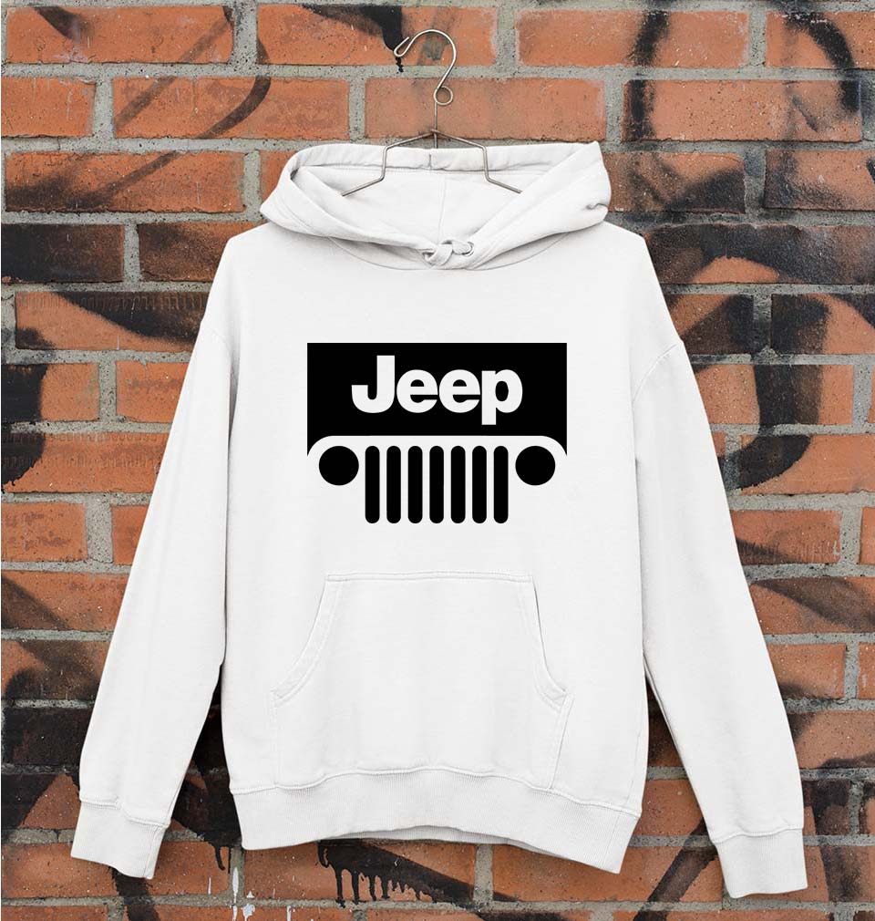 Jeep Unisex Hoodie for Men/Women-White-Ektarfa.online
