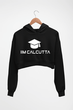 Load image into Gallery viewer, IIM C Calcutta Crop HOODIE FOR WOMEN
