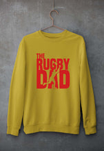 Load image into Gallery viewer, Rugby Dad Unisex Sweatshirt for Men/Women-Mustard Yellow-Ektarfa.online
