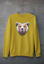 Load image into Gallery viewer, Bear Unisex Sweatshirt for Men/Women-S(40 Inches)-Mustard Yellow-Ektarfa.online
