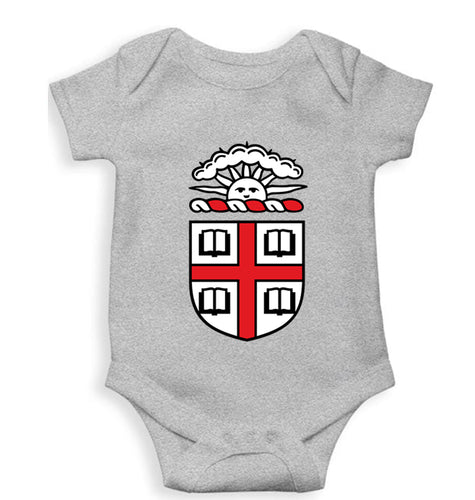 Brown University Kids Romper For Baby Boy/Girl-0-5 Months(18 Inches)-Grey-Ektarfa.online