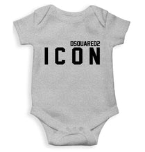 Load image into Gallery viewer, DSQUARED - ICON Kids Romper For Baby Boy/Girl-0-5 Months(18 Inches)-Grey-Ektarfa.online
