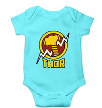 Load image into Gallery viewer, Thor Superhero Kids Romper For Baby Boy/Girl-0-5 Months(18 Inches)-Sky Blue-Ektarfa.online
