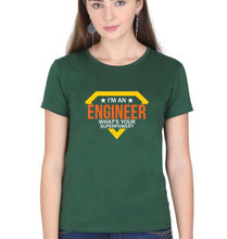 Load image into Gallery viewer, Engineer T-Shirt for Women-Dark Green-Ektarfa.online
