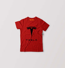 Load image into Gallery viewer, Tesla Kids T-Shirt for Boy/Girl-Red-Ektarfa.online
