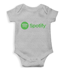 Load image into Gallery viewer, Spotify Kids Romper For Baby Boy/Girl-0-5 Months(18 Inches)-Grey-Ektarfa.online
