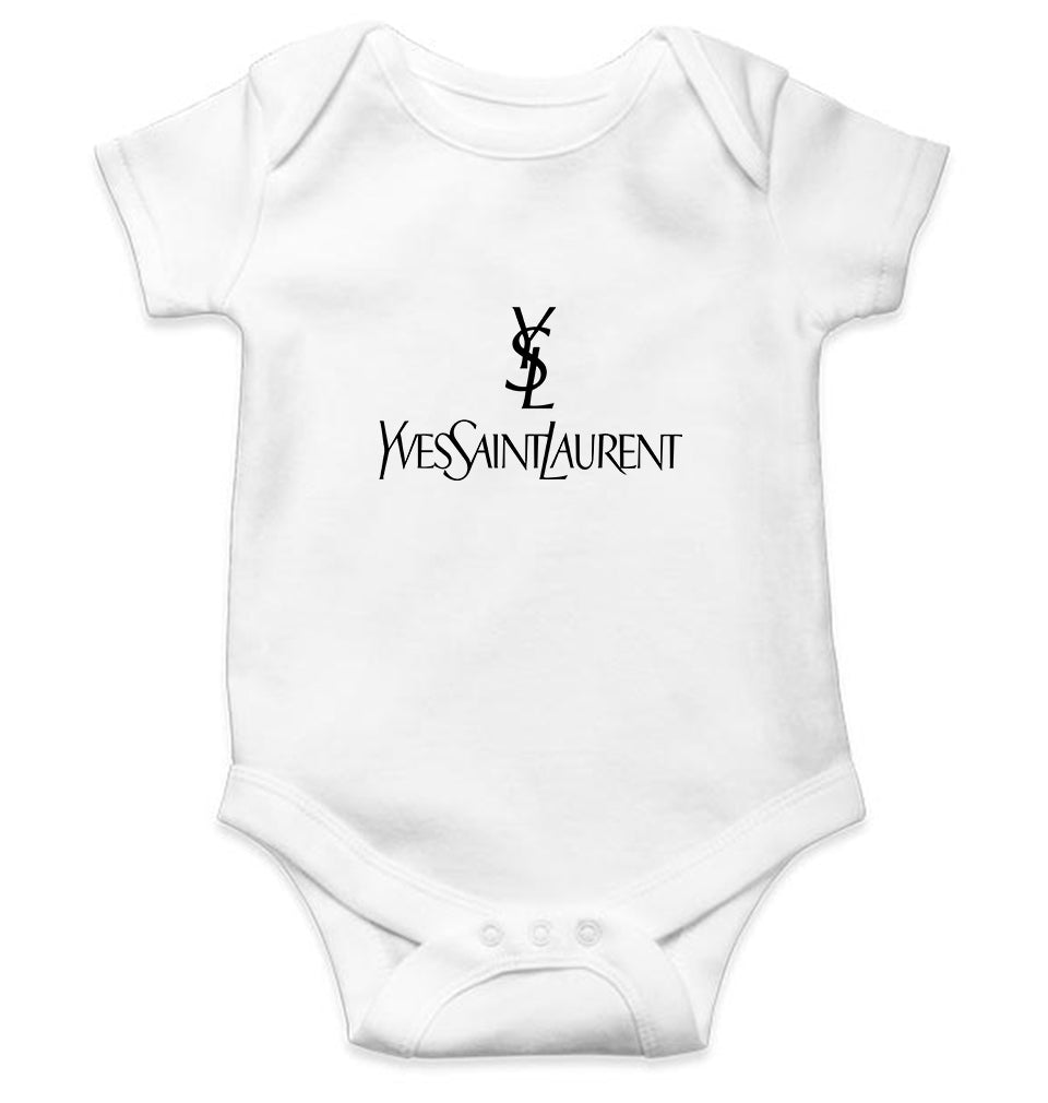 YSL Kids Romper For Baby Boy/Girl-White-Ektarfa.online
