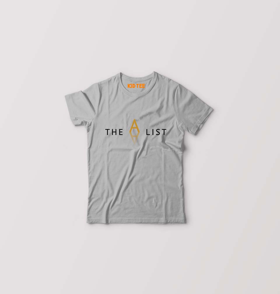 The A List Kids T-Shirt for Boy/Girl-Grey-Ektarfa.online