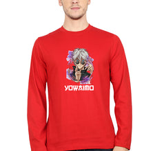 Load image into Gallery viewer, Yowaimo Full Sleeves T-Shirt for Men-Red-Ektarfa.online
