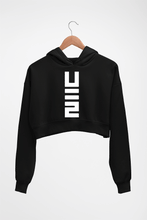 Load image into Gallery viewer, U2 Crop HOODIE FOR WOMEN-Black-Ektarfa.online
