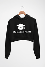 Load image into Gallery viewer, IIM L Lucknow Crop HOODIE FOR WOMEN
