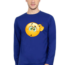 Load image into Gallery viewer, Emoji Full Sleeves T-Shirt for Men-Royal blue-Ektarfa.online
