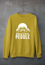 Load image into Gallery viewer, Cycling Adventure Unisex Sweatshirt for Men/Women-Mustard Yellow-Ektarfa.online
