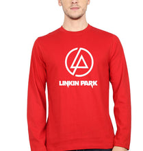 Load image into Gallery viewer, Linkin Park Full Sleeves T-Shirt for Men-S(38 Inches)-Red-Ektarfa.online
