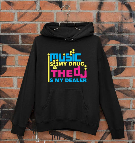Music Unisex Hoodie for Men/Women-Black-Ektarfa.online