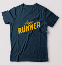 Load image into Gallery viewer, Runner Running T-Shirt for Men-Petrol Blue-Ektarfa.online
