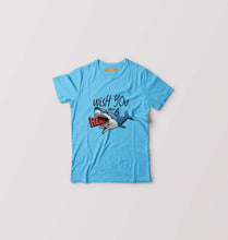 Load image into Gallery viewer, Shark Kids T-Shirt for Boy/Girl-Light Blue-Ektarfa.online

