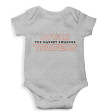 Load image into Gallery viewer, Share Market(Stock Market) Kids Romper For Baby Boy/Girl-0-5 Months(18 Inches)-Grey-Ektarfa.online
